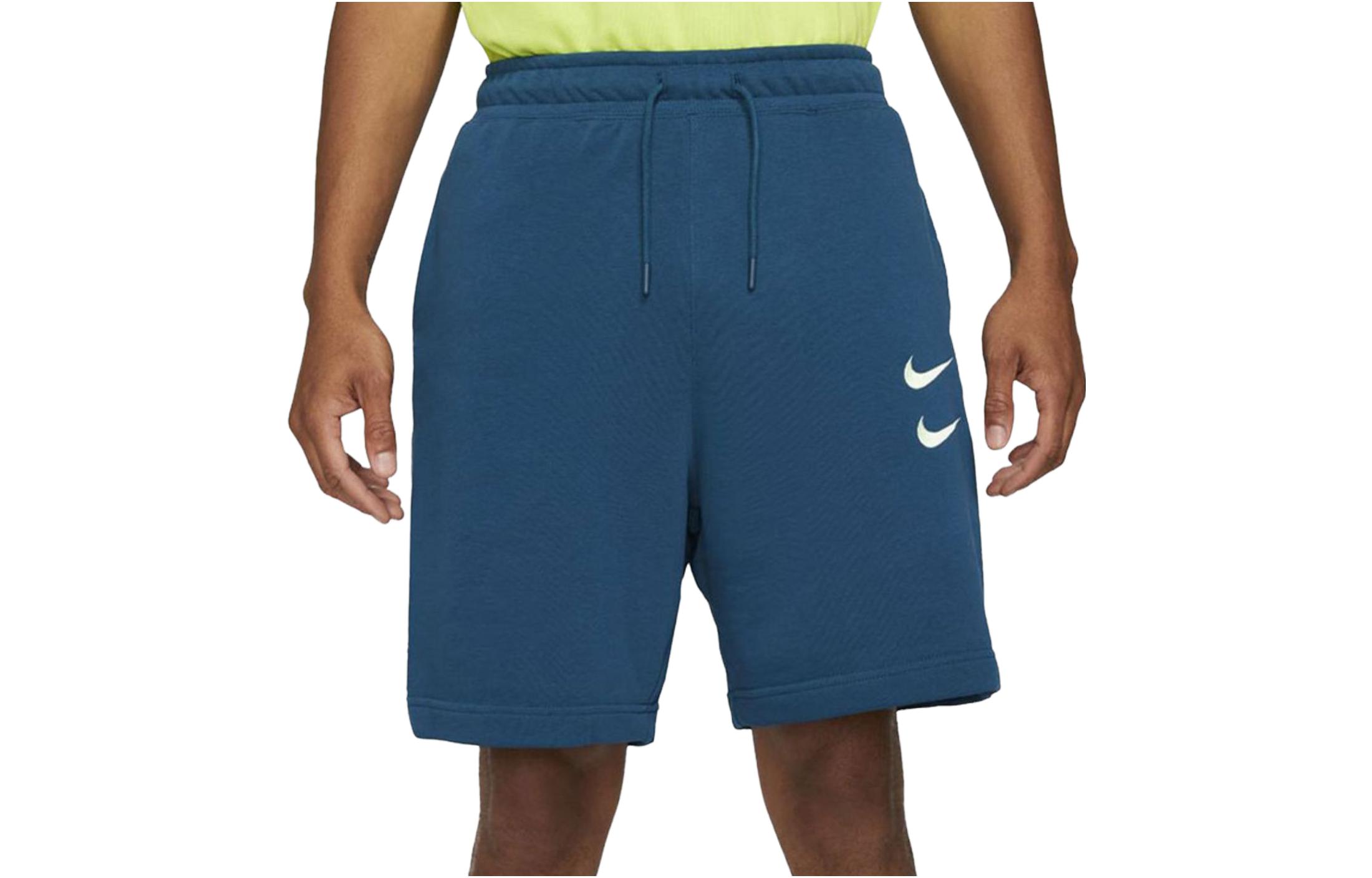 

Nike Swoosh French Terry Short Casual Shorts Men s Peacock Green DB4958-499 XL