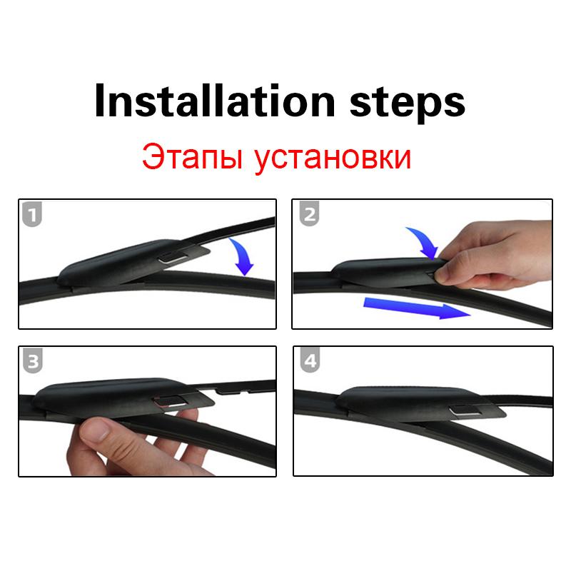 Front Rear Wiper Blades For Haval H9 Rubber Brushes Cleaning Window Windshield Windscreen Auto Accessories 22"+18"+10"