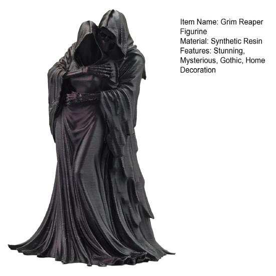 Dead And The Dark Queen Figurine Gothic Grim Reaper Tabletop Ornament