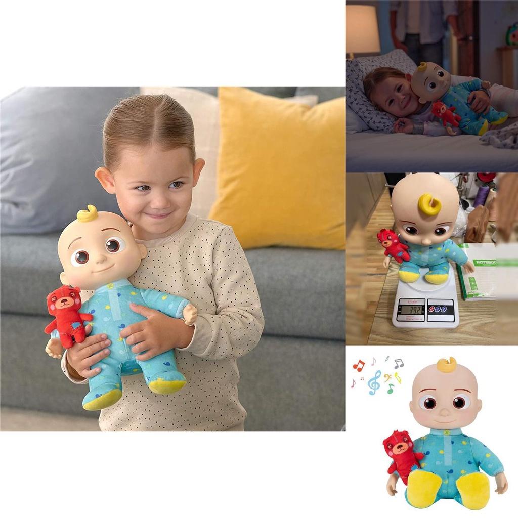 Jj Watermelon Plush Toy With Music For Kids Bedtime And Sleep Aid