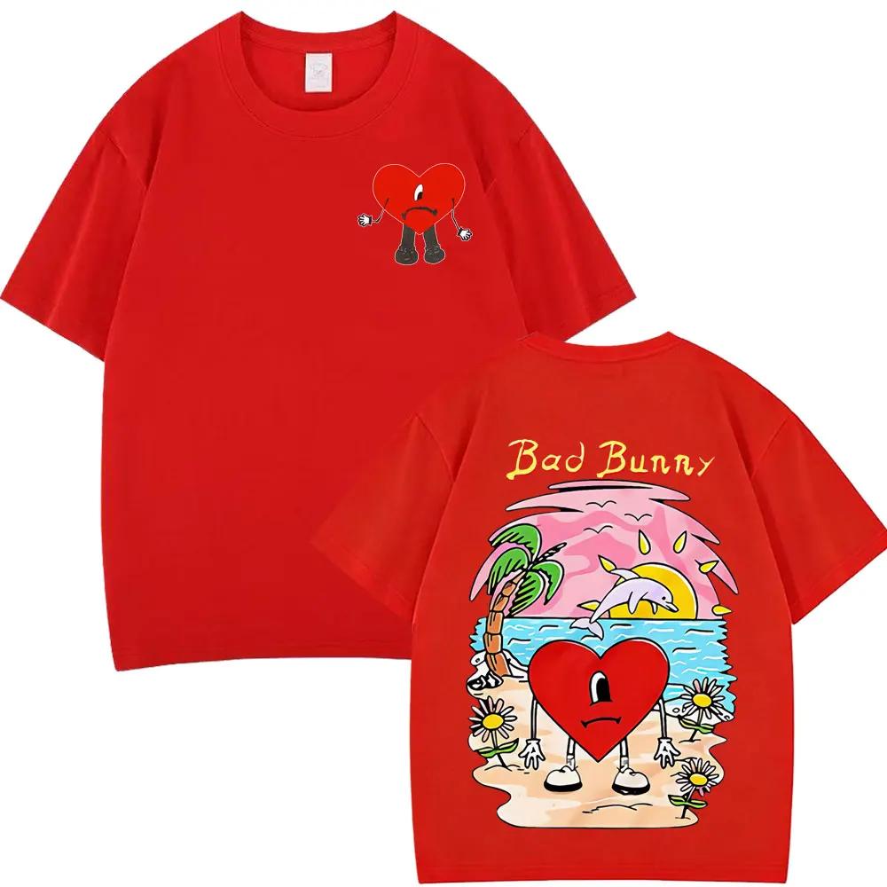 Bad Bunny Un Verano Sin Ti Graphic Tshirt Unisex Women 100 Cotton Fashion TShirts Summer Loose and Casual Aesthetic Tshirts