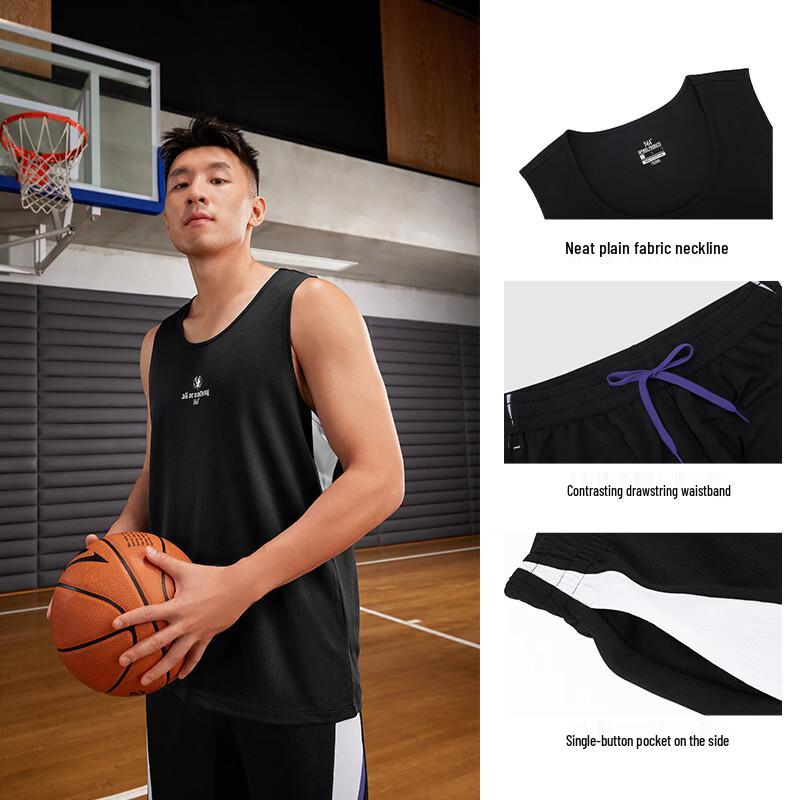 361° Herren Schnelltrocknendes Ärmelloses Sport-Westen- und Shorts-Set