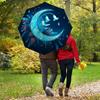 1pc Moon Night Automatic Folding Umbrella, Heavy Duty 8 Rib Iron Frame,  Suitable for Travel, Daily Use, Birthday, Decor Gift  13