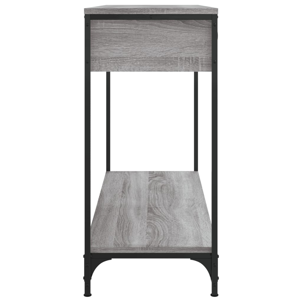 Console Table Gray Sonoma 100x34.5x75 cm Particleboard