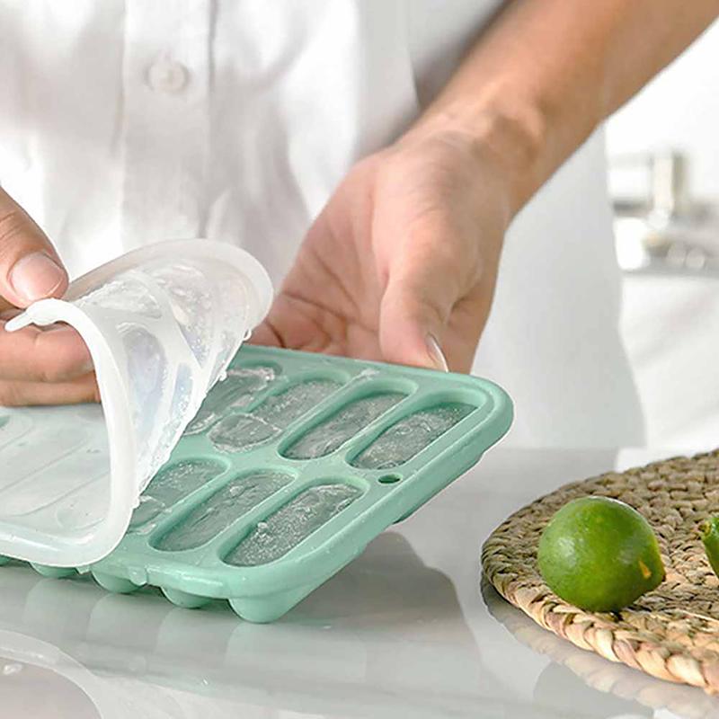 Forma na výrobu klobás 14 přihrádek Silikonová DIY Šunka Hot Dog Výrobní formy s víkem Kuchyňské Domácí Klobásy Nástroje na pečení dortů Formy