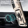 For Motorola Moto G Stylus 5G (2024) Case Ring Kickstand PC+TPU Phone Protector with Slide Camera Cover