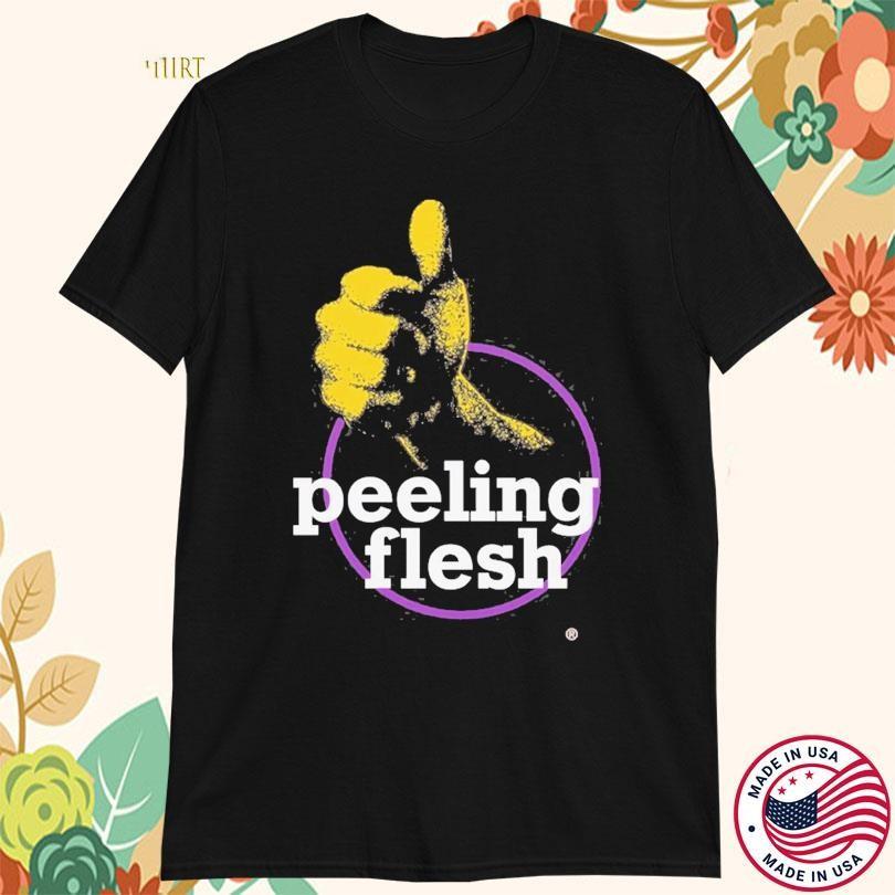 Peeling Flesh men cotton T Shirt Black 1 Side Men S-5XL short sleeve Unisex T-Shirt S