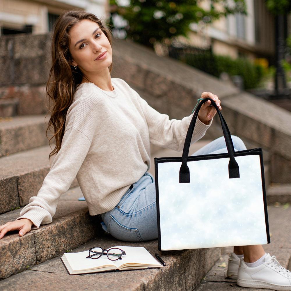 Stylish Casual Tote Bag Large Capacity Daily Use Commuting Lightweight Shoulder Handbag for Women Outdoor Travel