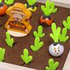 Carrot Children Wooden Memory Match Toy Vegetable Theme Development Cognitive