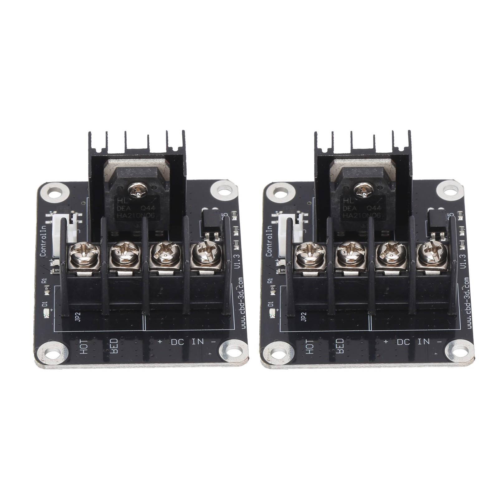 

2Pcs Heat Bed Power Module High Power Hot Heating Accessory Replacement for 3D Printer