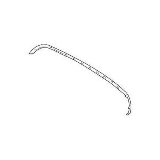 Bright AMG-Style Rear Bumper Trim Strip for Mercedes-Benz E-Class 212, E260, Etc.