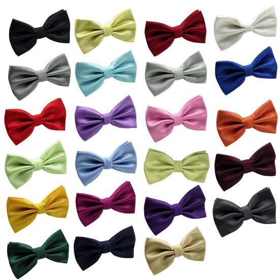 Bow Tie Handmade Durable Polyester Wedding Necktie for Wedding