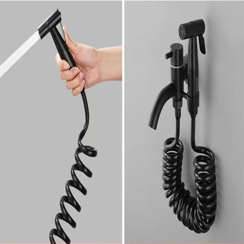 1.5m/2mTelephone line Shower Hose PU Bathroom Spring Flexible for Water Plumbing Toilet Bidet Sprayer Bathroom Accessories