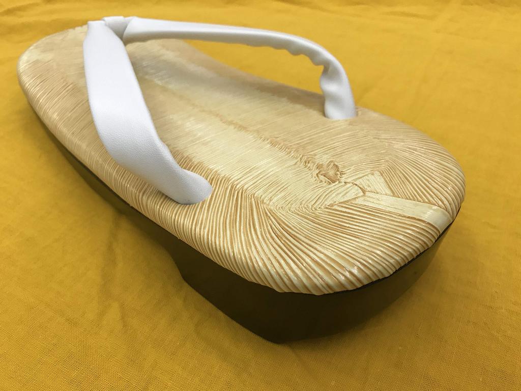 [Sanyo] White thong setta urethane sole (M/L/LL/3L) Ukon (LL: approx. 27-27.5cm)