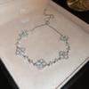 Elegant Mother-of-Pearl Clover Bracelet Women Delicate Floral Design Lightweight Luxury Jewelry 2026 Collection