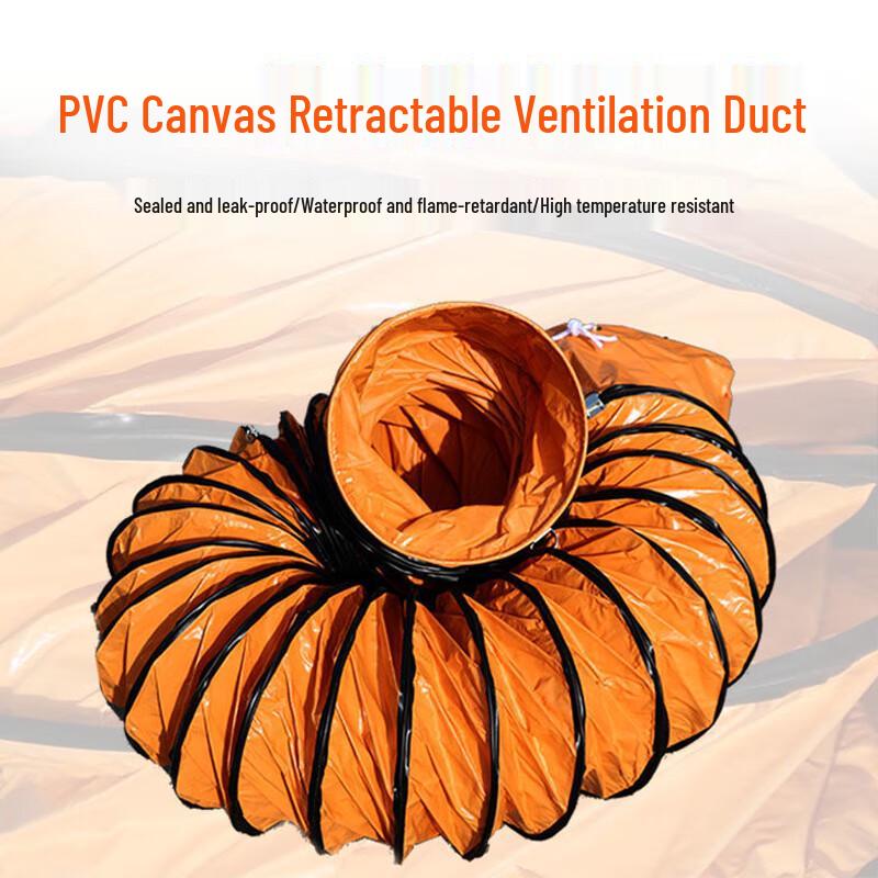 PVC Rozwijany Płócienny Przemysłowy Kanał Wentylacyjny
