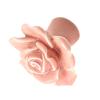 Ceramic Rose Door Knob Drawer Cupboard Wardrobe Furniture Pull Handle Hardware (Pink)