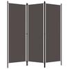 3 Piece Room Divider Anthracite Grey 150 X 180 Cm