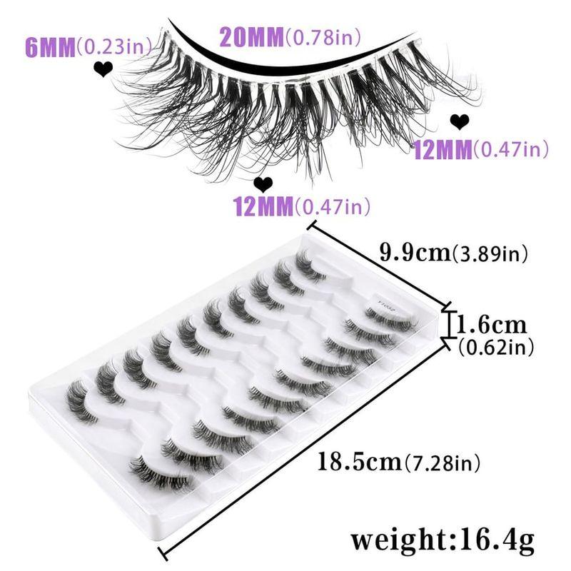 Lashie - Natural Multipack False Eyelashes (Various Designs)
