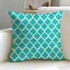 Moroccan Pattern Cushion Cover Soft & Easy-Wash Pillow Case – Versatile For Couch, Bed, Travel And Office