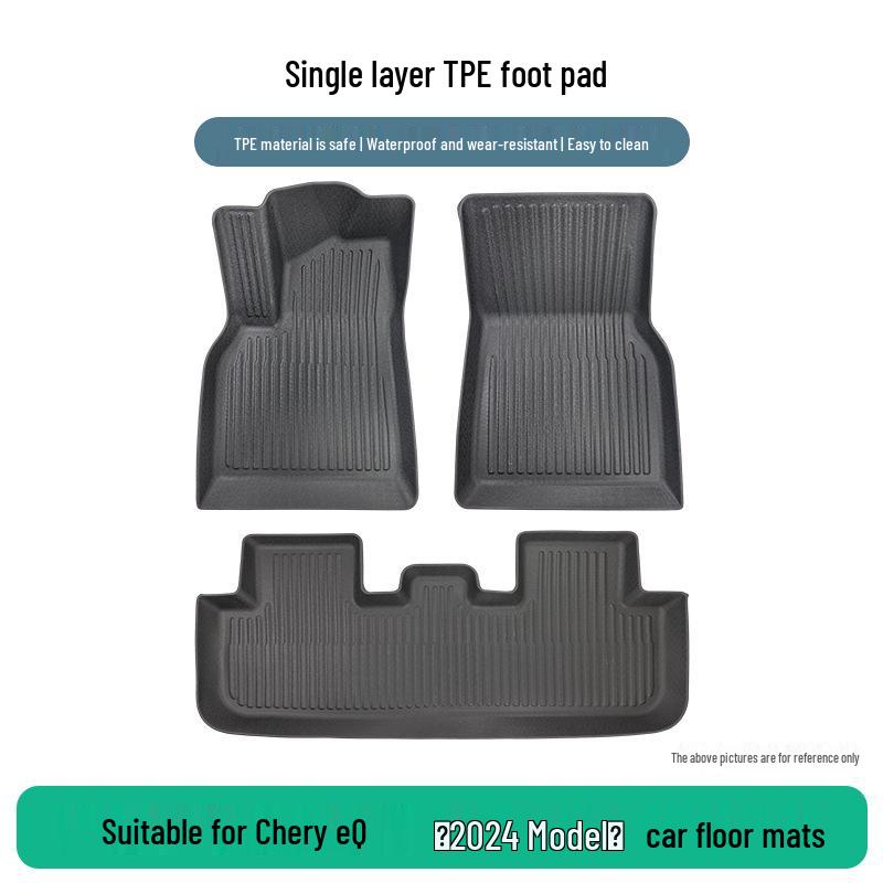 Chery Little Ant 2024 TPE Floor Mats - 3-Piece Set for Car