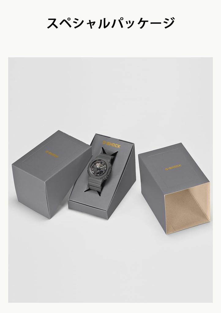 Casio Комунальний день Пам'ятний виготовлений з екологічно чистих темно-сірих годинників G-Shock, Жіноча модель, Матеріали, GMA-P2126W-8AJR, Жіночі,