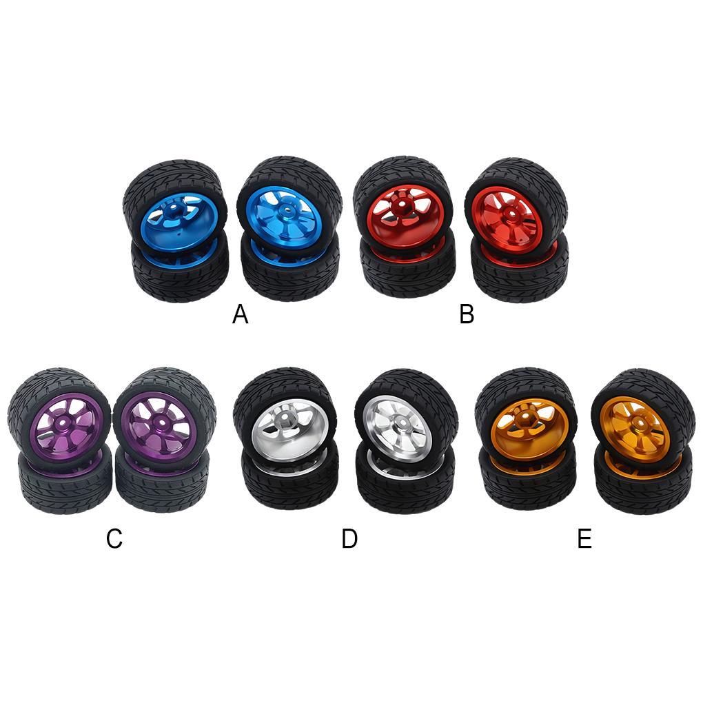 RCGOFOLLOW Wheel Rims Tyre RC Car Part Wear-resistant Rc Wheel Rims Tyre For 1/14 144001 On-Road Vehicles RC Upgrade Part