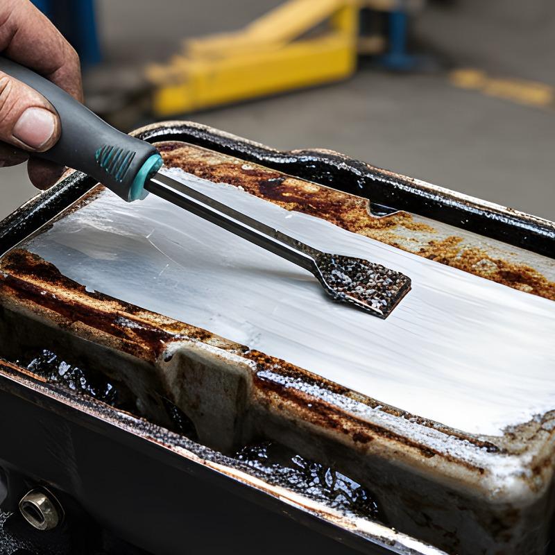 Motorcycle Engine Cylinder Rust and Scale Remover for Cars Cleaning Supplies for Auto Oil Scraper Auto Cleaning and Repair Tools