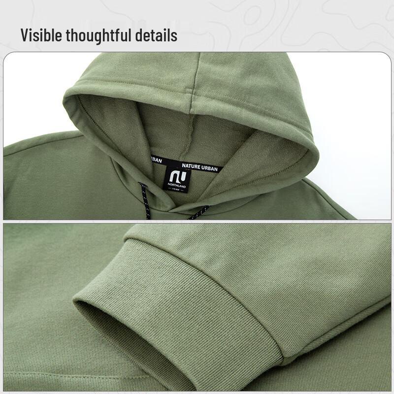 Northland Unisex Solid Color Crew Neck Sweatshirt NHDEN0120Z