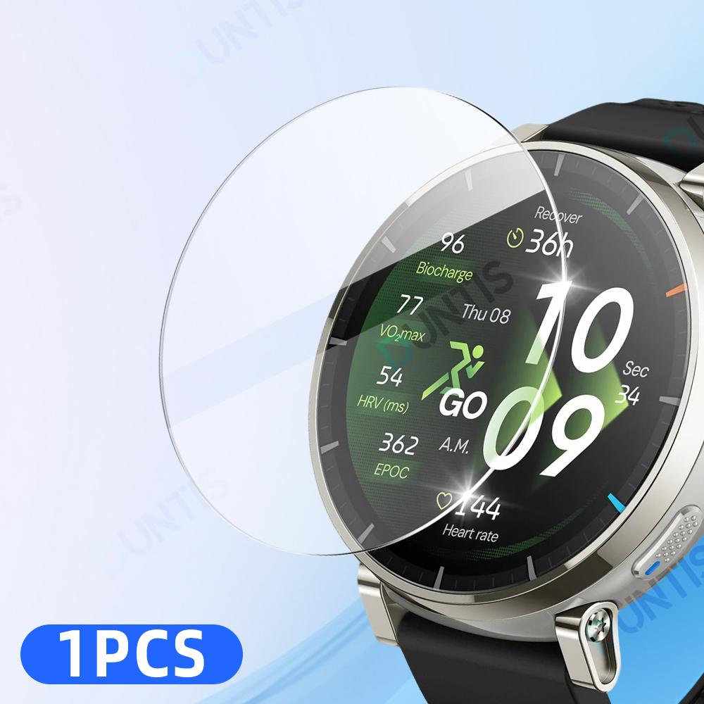 Закаленное стекло Защитная пленка для экрана для Amazfit Active 3 Премиальная стеклянная защитная пленка Защитная пленка для экрана для аксессуаров Amazfit 1PCS