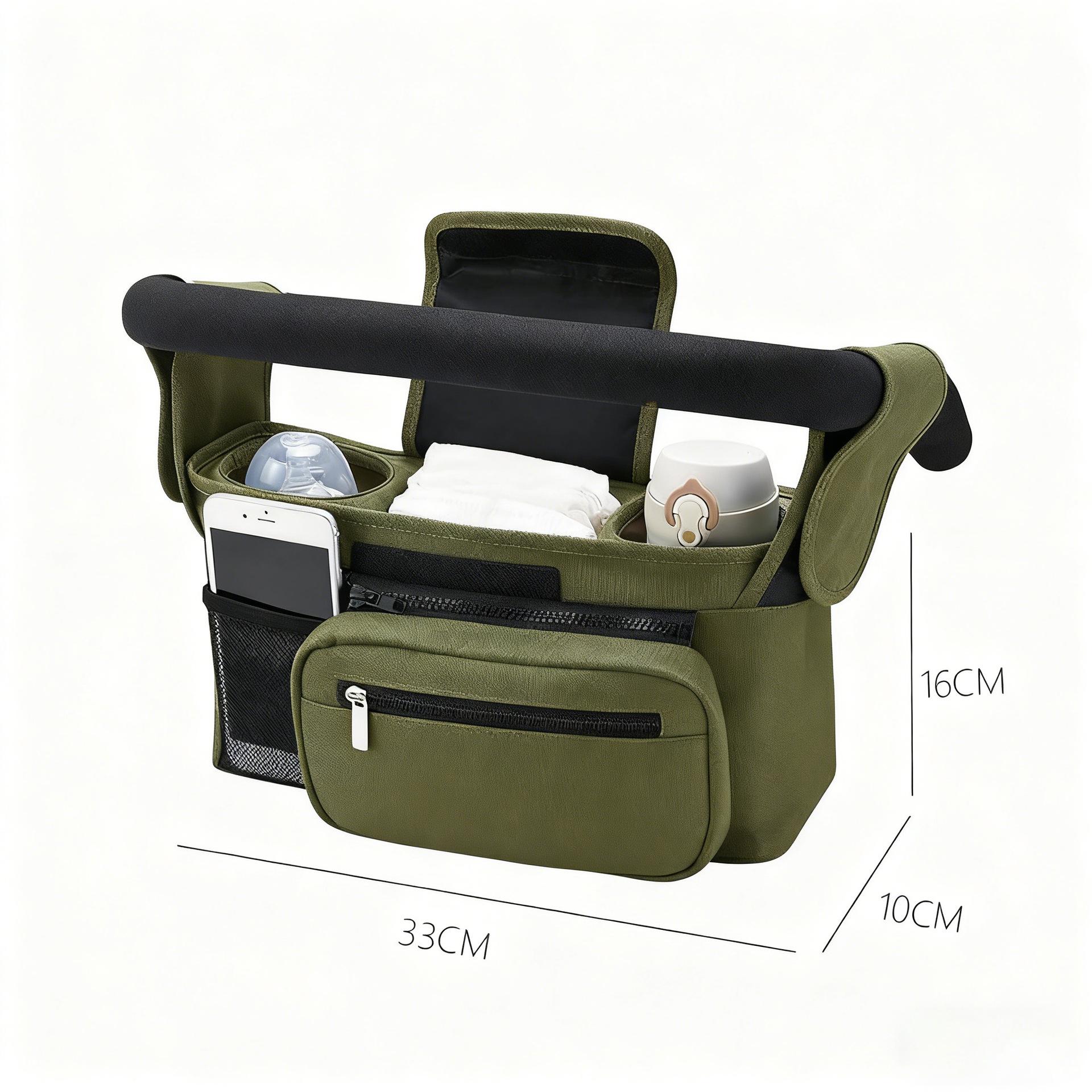 

Multifunctional Hanging Bag Storage Bag Universal Storage Basket Storage Artifact Cart Storage Bag зелений