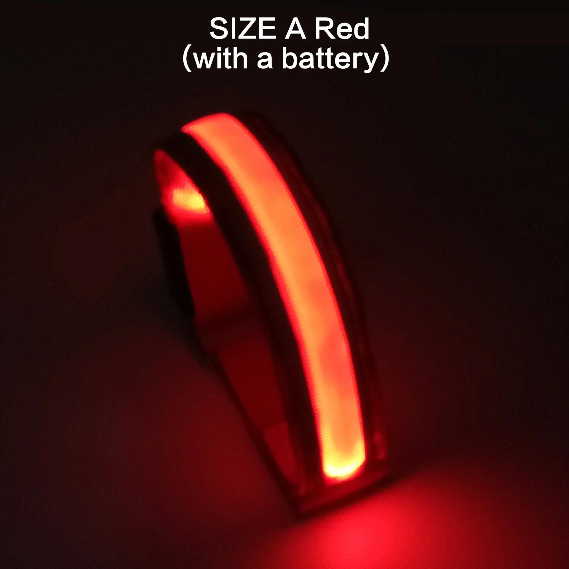 

Outdoor Sports Night Running Armband LED Light Harness Arm Leg Warning Wristband Bike Bicy
