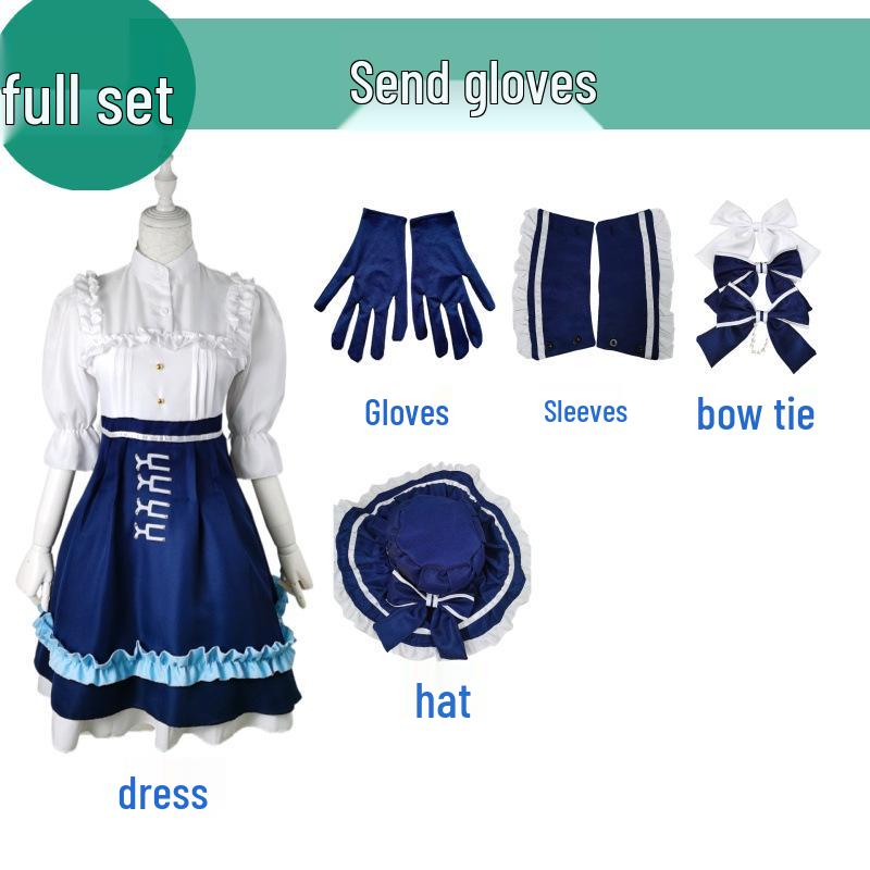 

Anime Identity V Gardener Cosplay Uniform - Lan Gui Jing Meng Game Lolita JK Outfit L (under 55 kg)