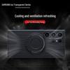 Samsung S25 Ultra Mesh Phone Case with Magnetic Rod Stand, Heat Dissipation, Drop-Proof, Frosted Finish