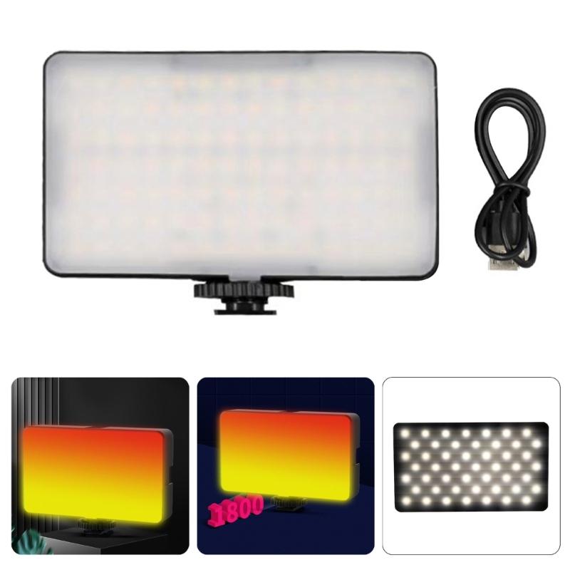 Rechargeable LED Video Light 10W Power with Adjustable Color Temperature for Studio and Outdoor Photo