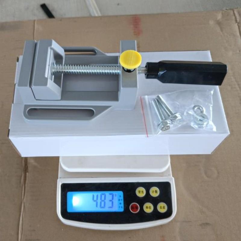 Mini Suport Electric de Găurit: Polizor unghiular multifuncțional și mașină de găurit cu menghină specială cu nas plat