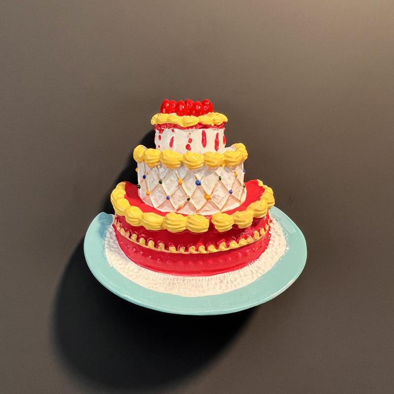 Magnet de Frigider Jucărie Alimentară Stereoscopică 3D - Autocolant Magnetic Decorativ Creativ