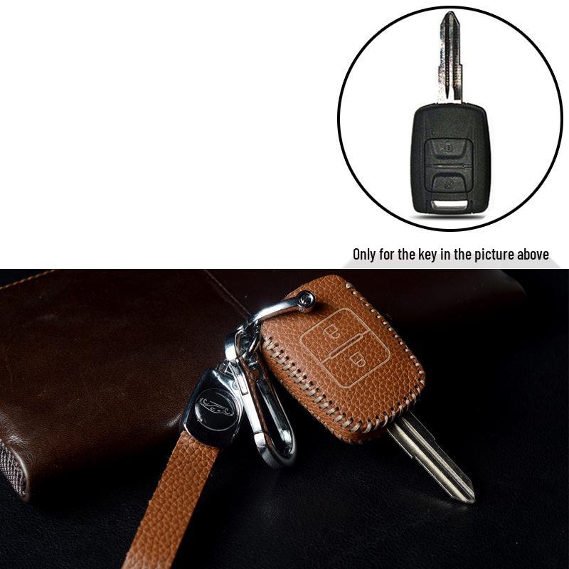 Wuling Hongguang, Zhiguang, Rongguang V Mini Top-Grain Cowhide Key Bag Buckle