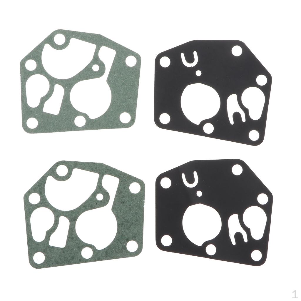 Pack of 2 Carburettor Gasket Diaphragm Kits for