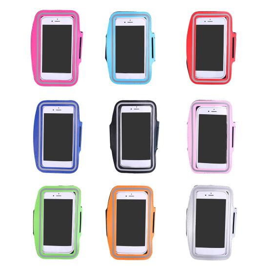 Running Armband Water Resistant Sports Phone Holder Case Adjustable Fitness Arm Band with Key