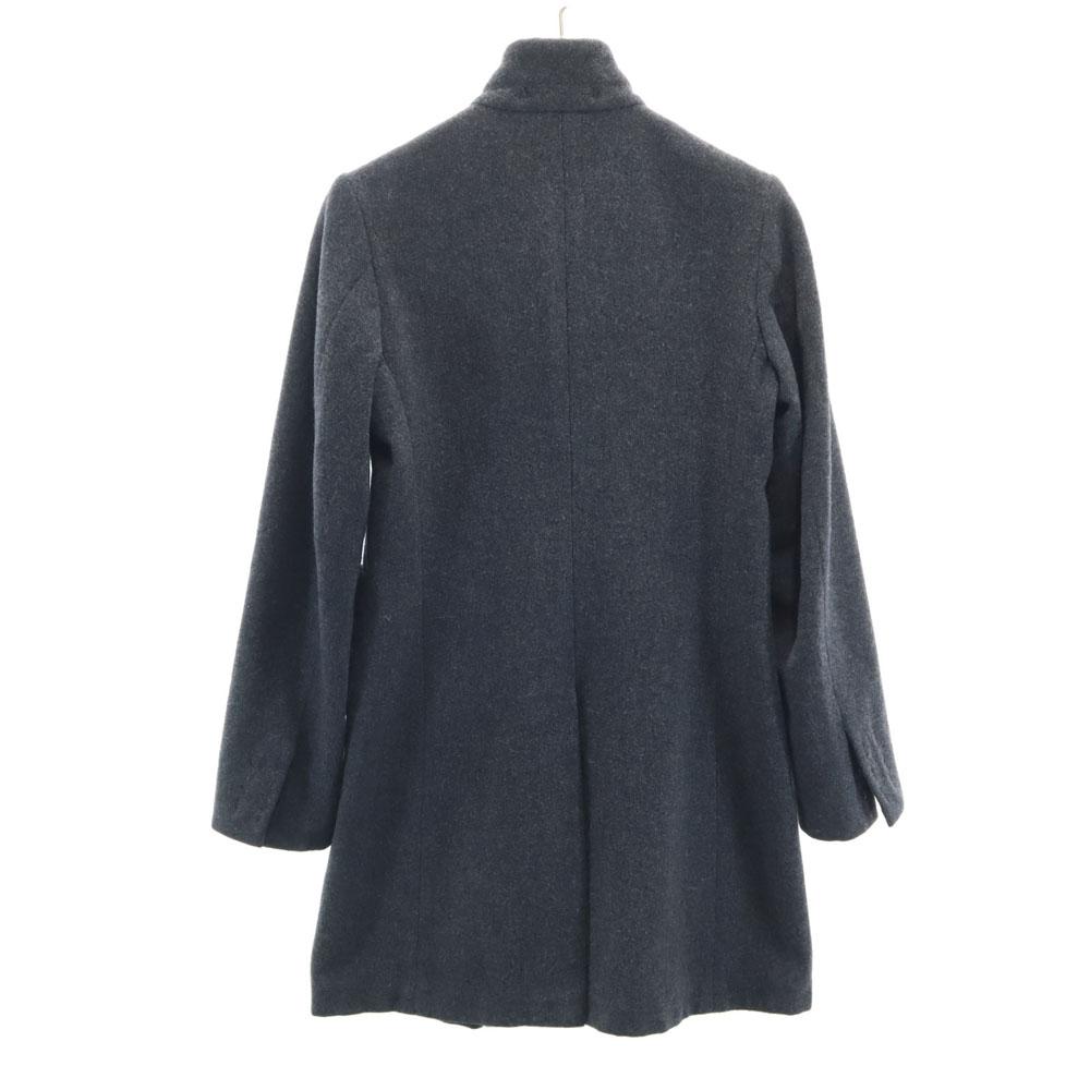 COMME des GARCONS 10AW Made In Japan Wool Blend Long Coat S Gray Women Used