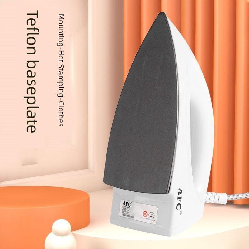 

Afc Vintage Household Dry Ironing Iron for Heat Transfer, Rhinestone Application, Calligraphy and Painting Mounting, Manual Bead Ironing Tool *Ivory White Teflon Bottom Plate