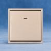 Electric Wall Sockets and Switch Big Board 80*80 Panel 1 Gang 1 Way Wall Embedded Light Switch With LED Indicator