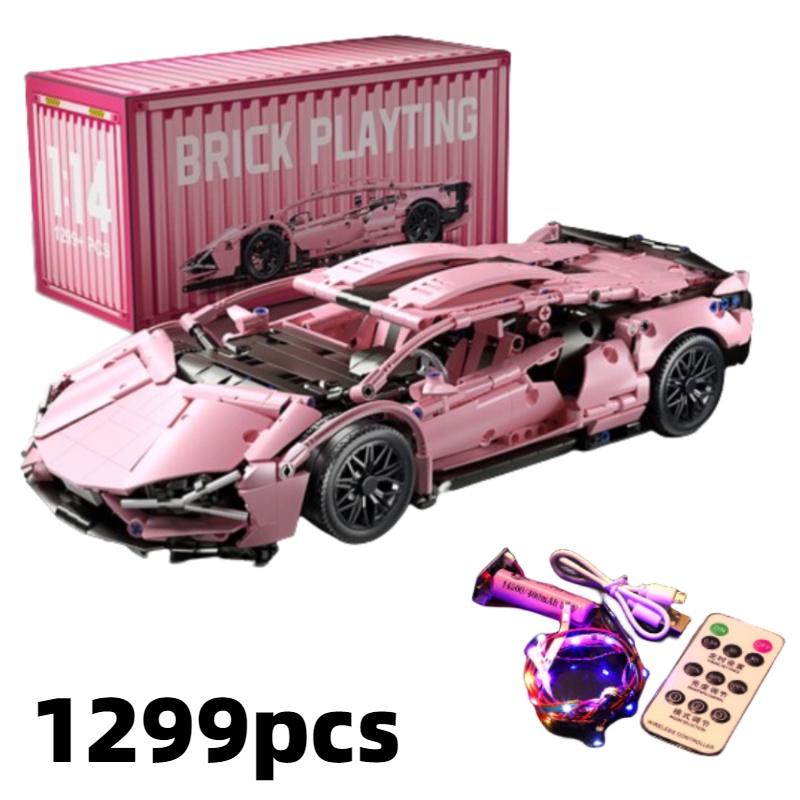 Compatible With Lego Remote Control Racing Car Building Blocks Lamborghini Porsche 911 Foreign Trade Product Assembly Car Model
