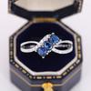 1Pc Fashionable Geometric Ring, Simple Design, Oval Synthetic Zircon, Fashion Avant-garde