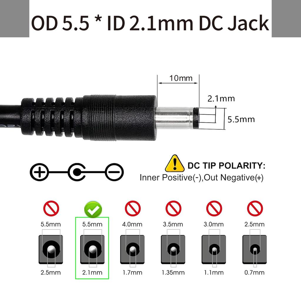 PSE Certified DC9V1A AC Adapter Center Power Supply Power Adapter for Electric Guitar Effect Pedals Outer Diameter Diameter Power Cable Security-01