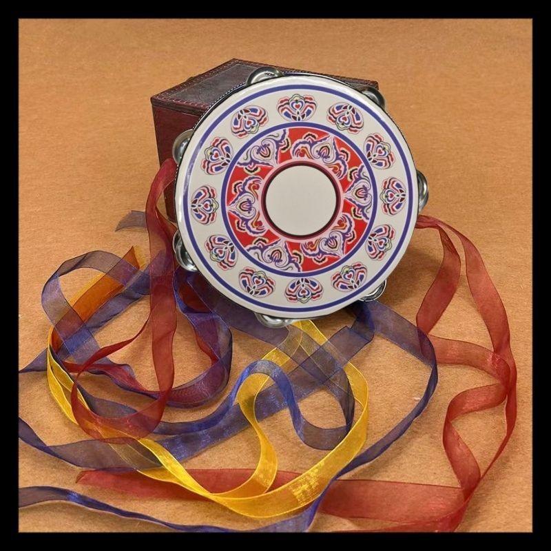 Children's Xinjiang Dance Tambourine for Orff Instrument Teachers and Grade Exams
