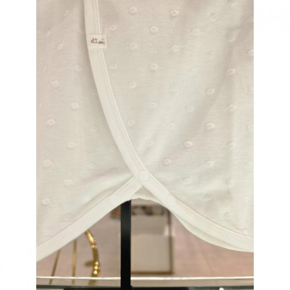 Ettoi Baby Gown X Swaddle X Mittens Set  07s084408s2 