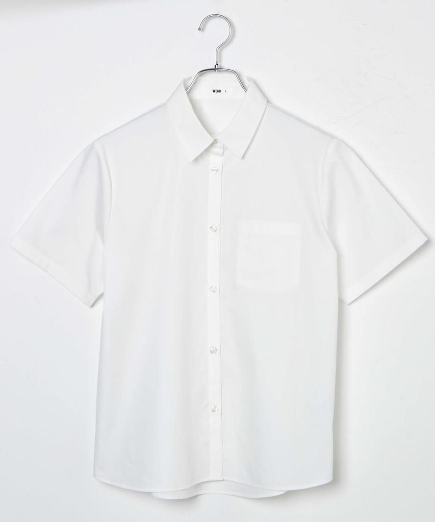 School Shirt Tops Uniform School Girls High School Junior High School Student Cosplay Event Spring Summer Autumn M White [WEGO]