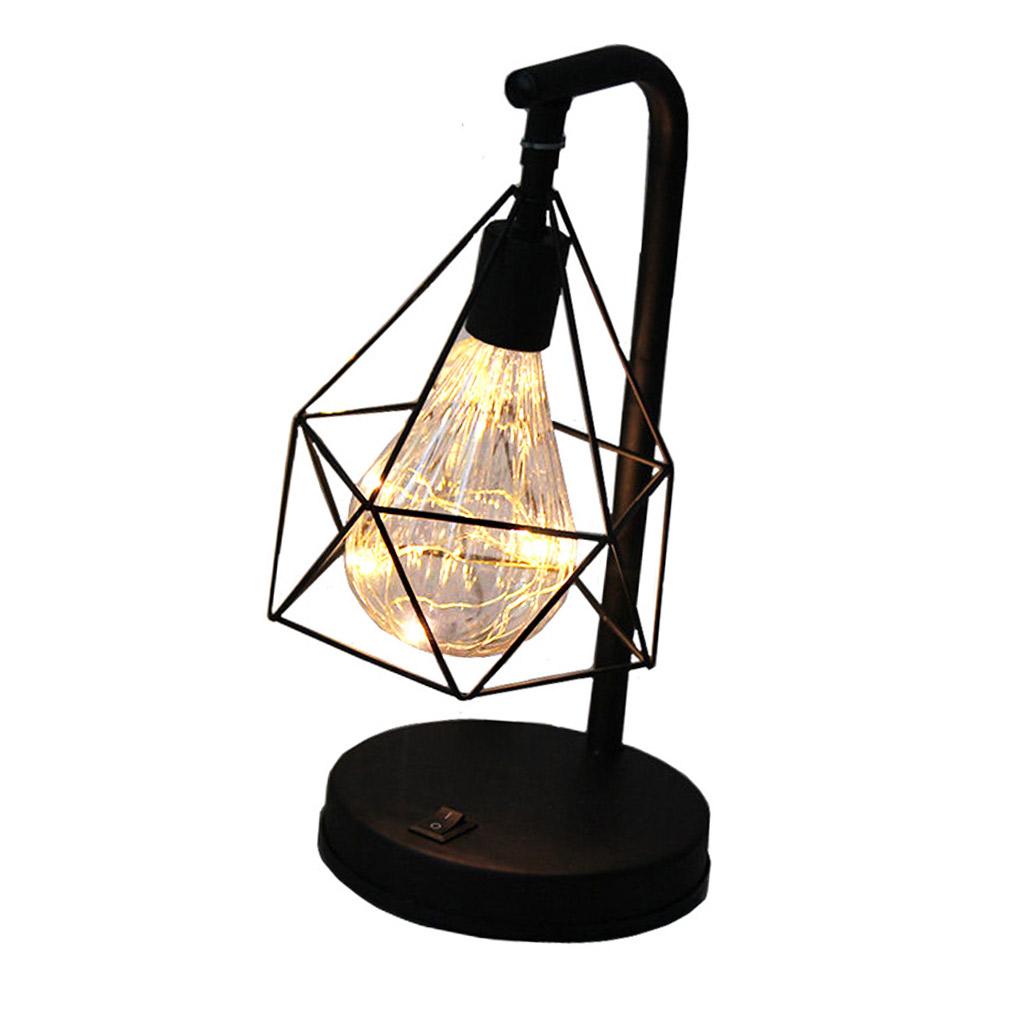 

Table Lamp Iron LED Night Light Nordic Bedside Decoration Lighting for Bedroom Study Room